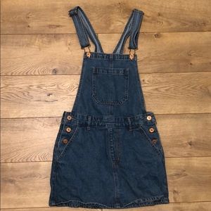 Denim overall dress from Forever 21